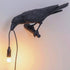 The Raven Bird Lamp Black Left Table Lamp