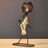 Retro Vintage Woman Candle Holder 27.5cm Woman M Candle Holders