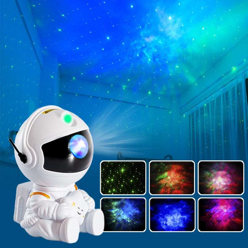 Astronaut Galaxy Star Projector White - Holds Stars Galaxy Star Projector