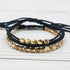 Tibetan and Buddhist Braided Handmade Copper Beads Bracelet Black Tibetan Buddhist Bracelet