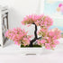 Artificial Bonsai Tree in Pot Pink Artificial Bonsai Tree