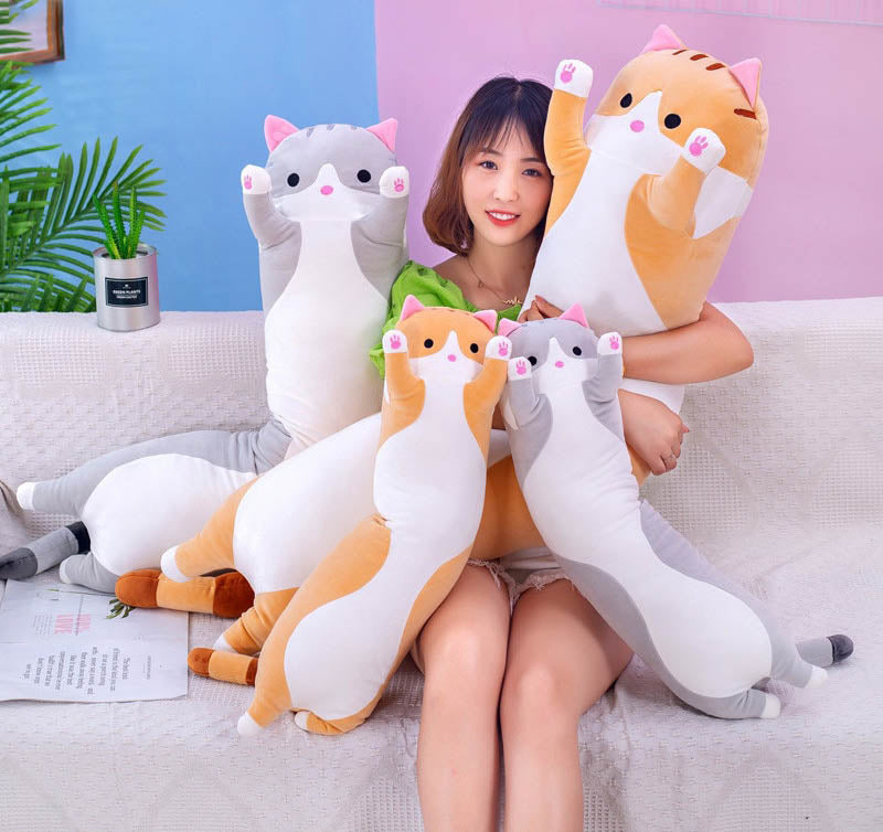 Cute Soft Long Cat Pillow 130cm Cat Pillow