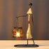 Retro Vintage Woman Candle Holder 27cm Woman I Candle Holders
