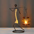 Retro Vintage Woman Candle Holder 24cm Woman O Candle Holders