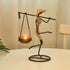 Retro Vintage Woman Candle Holder 23.5cm Woman D Candle Holders
