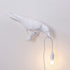 The Raven Bird Lamp White Right Table Lamp
