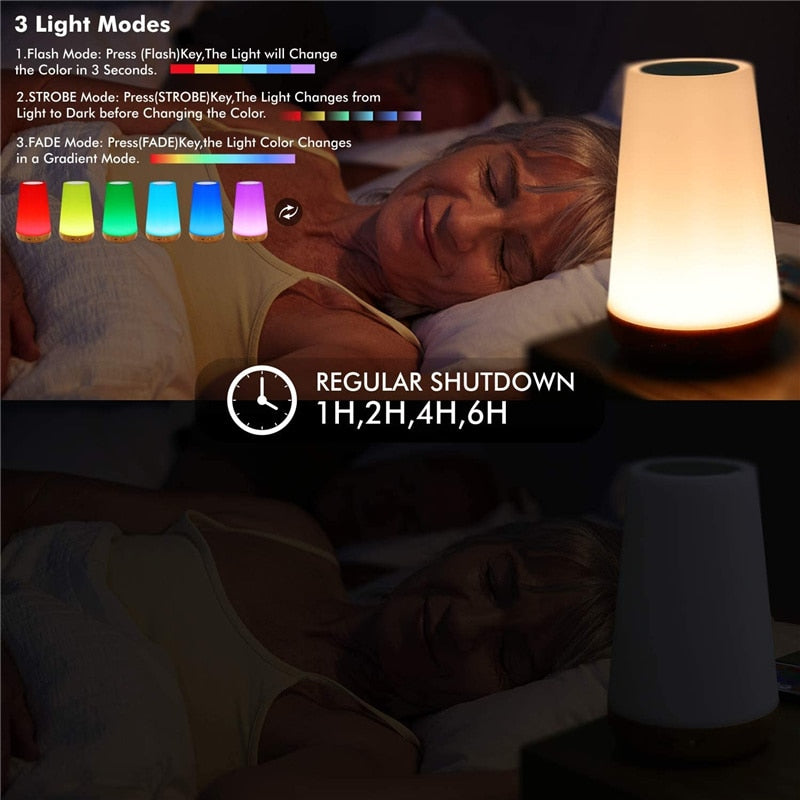 Remote Control Night Light - Touch Dimmable Lamp Night Light