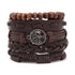 Multilayer Rope Leather Bracelet for Men Style 7 Men's Bracelet