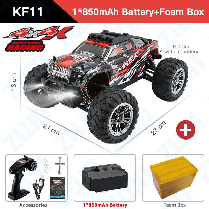 2.4G Off-Road RC Car 4WD 33KM/H Electric High Speed Drift Racing KF11 With 1 Battery RC Vehicles