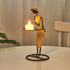Retro Vintage Woman Candle Holder 22cm Woman A Candle Holders