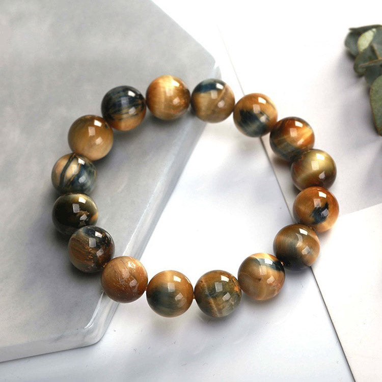 Natural Stone Beads Bracelet Dream Τiger Εyes Natural Stone Bracelet