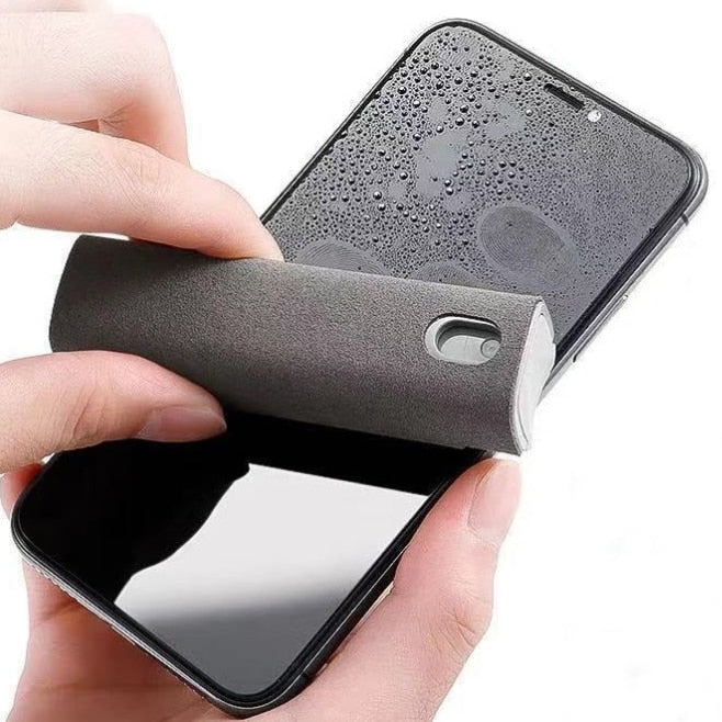 Microfiber Phone Screen Cleaner 2 in 1 Dark Grey Microfiber Screen Cleaner