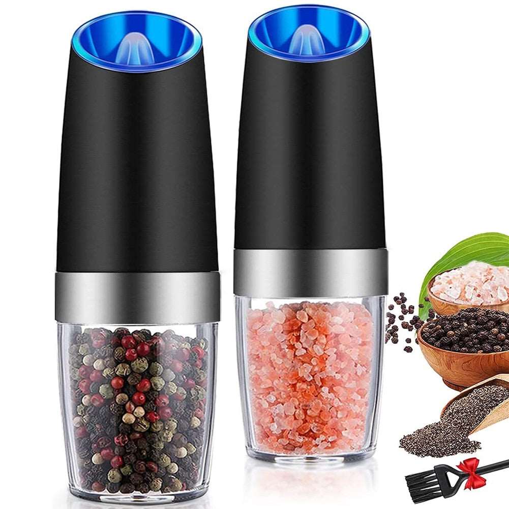Salt and Pepper Automatic Grinder with LED Light Kitchen Dining & Bar