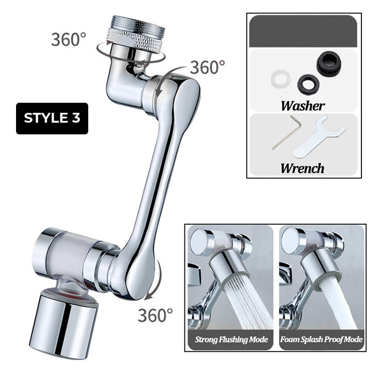 Rotatable Faucet Extender Style 3 - Dual Water Mode Faucet Extender