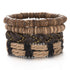 Multilayer Leather Braid Bracelets for Men with Star, Leaf and Owl Bangles Style 8 20cm Adjustable Men's Bracelet