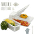12 in 1 Multifunctional Vegetable Cutter White Vegetable Cutter